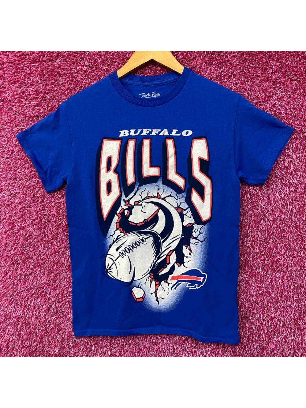 Junk Food Buffalo Bills Blue Logo T-Shirt XS